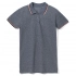 Women's polo shirt Paname Women, blue melange