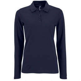 Women's Long Sleeve Polo Shirt Perfect LSL Women, Dark Blue