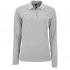 Women's long sleeve polo shirt Perfect LSL Women, grey melange