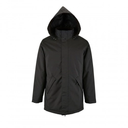 Robyn quilted lined jacket, black