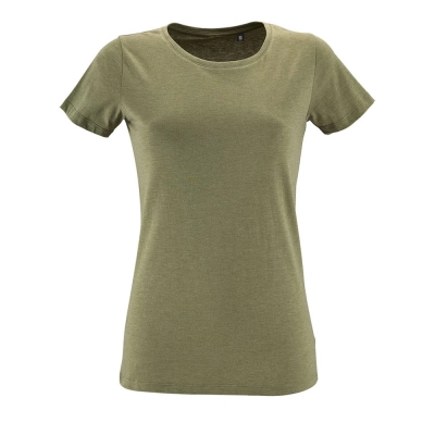 
                                                Women's T-shirt Regent Fit Women, melange khaki
                                                