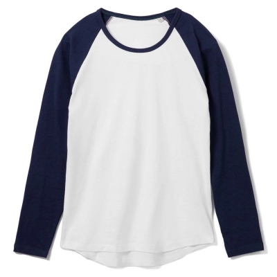 
                                                Women's Long Sleeve T-shirt Milky Lsl, White with Dark Blue
                                                