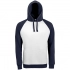 Seattle unisex sweatshirt, white with dark blue