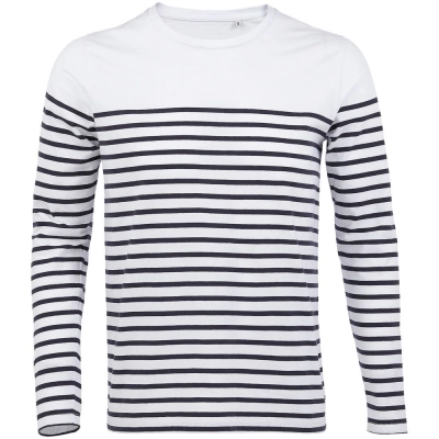 
                                                Men's long-sleeved Matelot LSL Men t-shirt, white with blue.
                                                