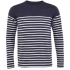 Men's long-sleeved Matelot LSL Men t-shirt, blue with white.
