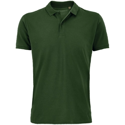 
                                                Men's polo shirt, dark green, Planet Men
                                                