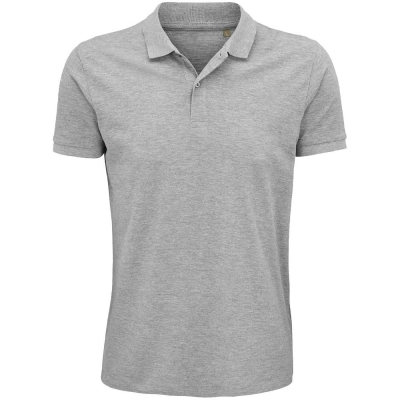 
                                                Men's polo shirt, gray melange, Planet Men
                                                