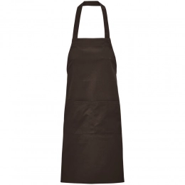 Gamma apron, chocolate-brown