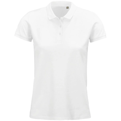 
                                                Women's white polo shirt, Planet Women
                                                