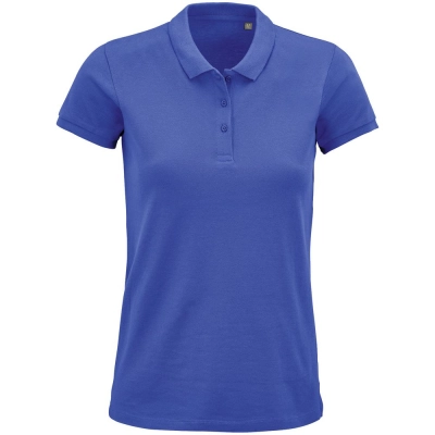 
                                                Women's polo shirt, bright blue
                                                