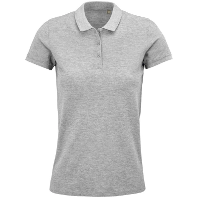 
                                                Women's polo shirt, gray melange
                                                