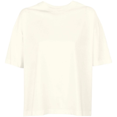 
                                            Women's Boxy Oversized T-shirt, Milk White
                                            