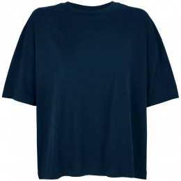 Women's oversized t-shirt Boxy Women, dark blue