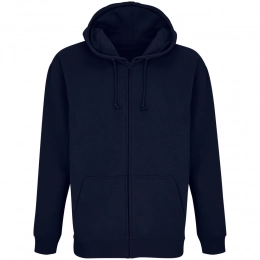 Unisex dark blue Carter hoodie.