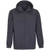 Carter unisex black melange hoodie.