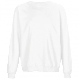 Unisex Columbia white sweatshirt.