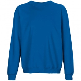Unisex Columbia sweatshirt, bright blue.