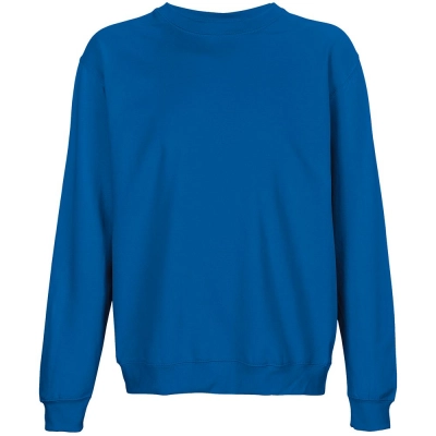 
                                                Unisex Columbia sweatshirt, bright blue.
                                                