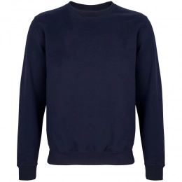 Unisex Columbia sweatshirt, dark blue.