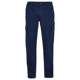 Men's Docker trousers, dark blue.