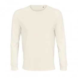 Unisex long-sleeved Pioneer LSL T-shirt, milk color.