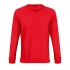Unisex long-sleeve Pioneer LSL t-shirt, red.