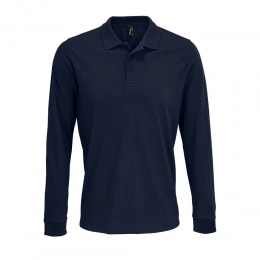 Prime LSL long-sleeved polo shirt, dark blue
