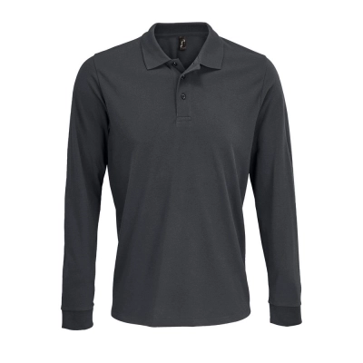 
                                                Prime LSL Long Sleeve Polo Shirt, Dark Gray
                                                