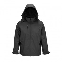Unisex Falcon transformer jacket, dark gray.