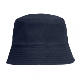 Nylon double-sided panama hat, dark blue with red