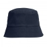 Nylon double-sided panama hat, dark blue with red