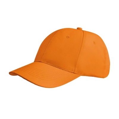 
                                                Orange Apollo baseball cap.
                                                