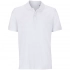 Pegase unisex white polo shirt.