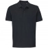 Unisex black Pegase polo shirt.