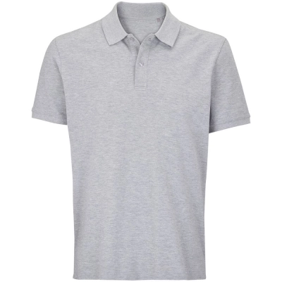 
                                            Pegase unisex grey melange polo shirt.
                                            