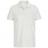 Unisex Pacific milk-white polo shirt.