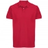 Unisex red Pacific polo shirt.