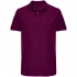 Unisex Pacific purple (plum) polo shirt.