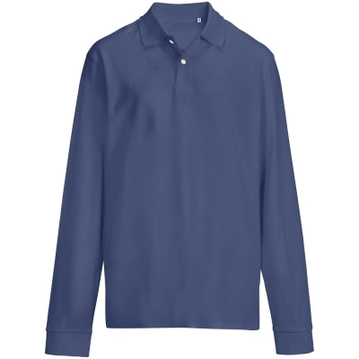 
                                                Unisex long sleeve Pacific LSL polo shirt, blue (denim).
                                                