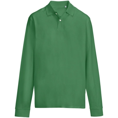 
                                                Unisex long-sleeve Pacific LSL polo shirt, bright green.
                                                