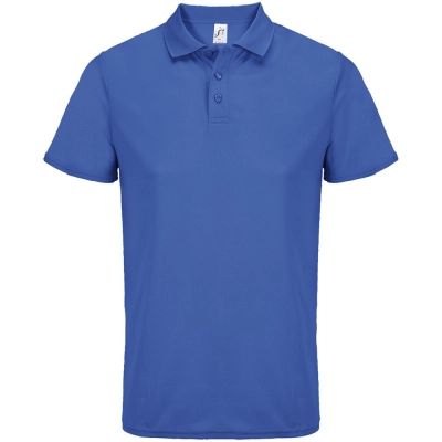 
                                                Unisex Pitcher bright blue (royal) polo shirt.
                                                