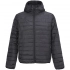 Men's black Stream Men hooded jacket.