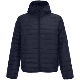 Men's dark blue Stream Men hooded jacket.