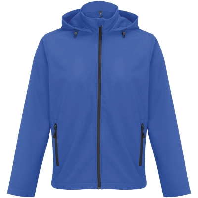 
                                                Men's Race Softshell Jacket with Hood, Bright Blue (Royal)
                                                