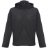 Men's black Race Men softshell jacket with hood.