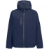 Men's blue Falcon Men softshell jacket with hood.