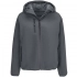 Women's dark grey Falcon Women softshell jacket with hood.