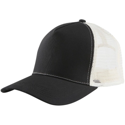 
                                                Blink black baseball cap with milk-white.
                                                