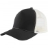 Blink black baseball cap with milk-white.