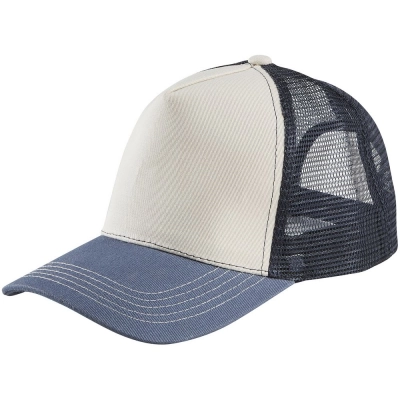 
                                                Blink baseball cap, milk-white with blue (denim)
                                                